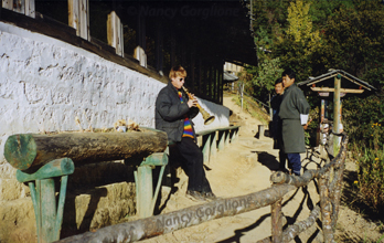Gorglione On the way to Takstang Monastery in Pero Bhutan